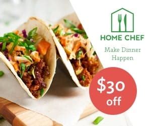 Home Chef Weekly Meal Subscription Delivery Program