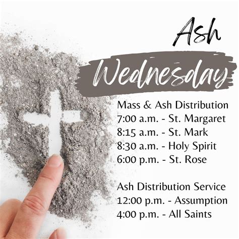 Ash Wednesday Services