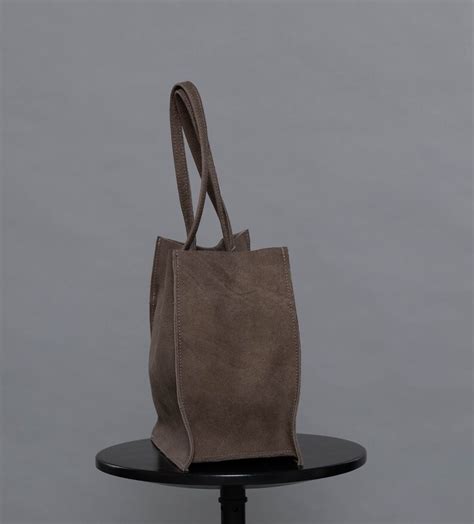 Small Leather Tote Simple Leather Tote Small Brown Handbag Etsy