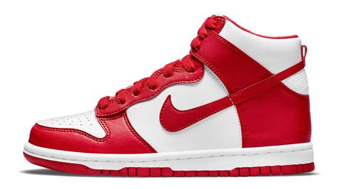 Nike Dunk High Gs White University Red Where To Buy Db