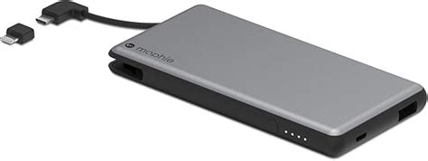 Mophie Powerstation Plus External Battery With Built In Cables For Smartphones And