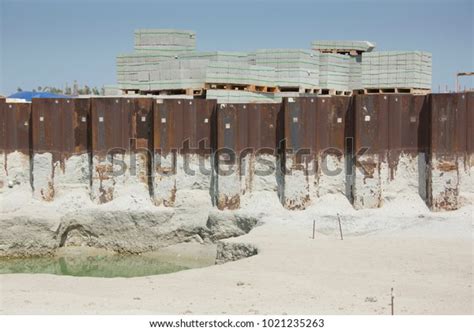 Large Scale Land Reclamation Artificial Island Stock Photo Edit Now