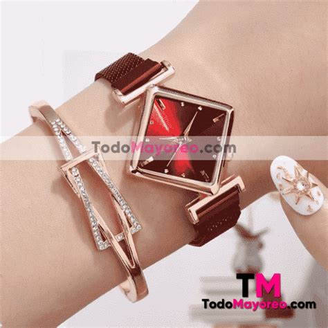 Reloj Extensible Mesh Iman Rojo R Todomayoreo