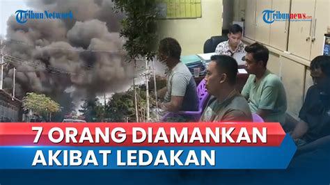 Buntut Ledakan Mortir Di Gudang Rongsokan Bangkalan Orang Diamankan