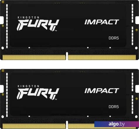 Kingston FURY Impact 2x16 ГБ DDR5 4800 МГц KF548S38IBK2-32 оперативная ...