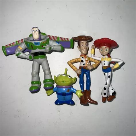 TOY STORY DISNEY Cake Topper Figure Set Woody Jesse Buzz Light Year