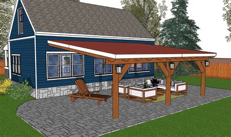 16×20 Lean To Patio Cover Pdf Download Myoutdoorplans