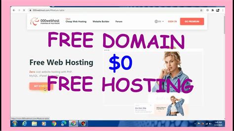 How To Get Free Domain And Hosting Youtube