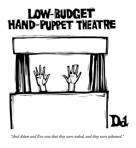 And Adam And Eve Saw That They Were Naked By Drew Dernavich