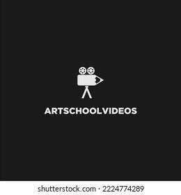 Artschool Logo Design Vector Branding Stock Vector (Royalty Free ...