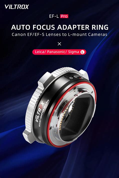 New And Upgraded Viltrox Canon EF EF S Lens To Leica L Mount Camera AF