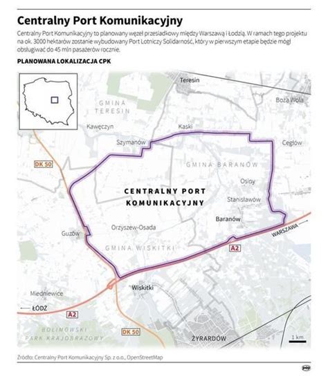 Infografika Jaki Obszar Zajmie Cpk Mapa In Cpk