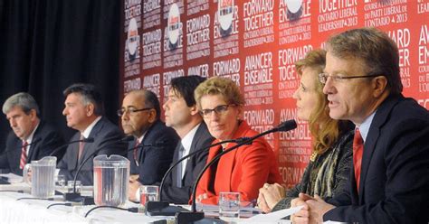 Ontario Liberal Leadership Candidates In Secret One On One Talks