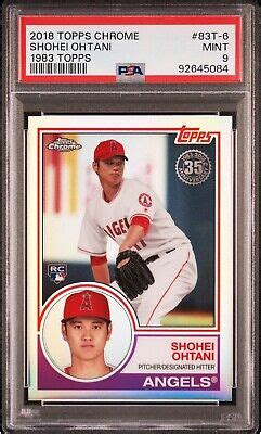 2018 Topps Chrome Shohei Ohtani Rookie RC 1983 Retro Refractor 83T 6