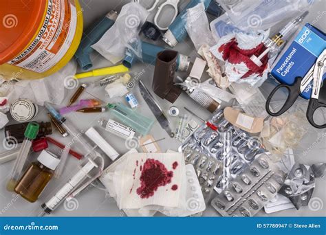 Medical Waste Biohazard Stock Image Image Of Hazardous 57780947