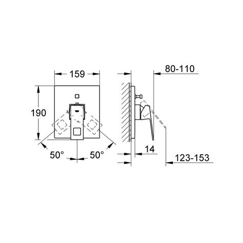 Grohe Eurocube Miscelatore Monocomando Ad Incasso Per Vasca