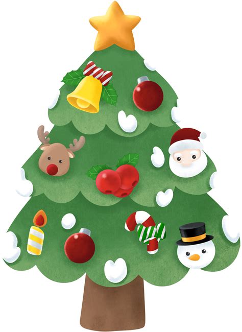 Cute Christmas Element Decoration Element Christmas Tree Png