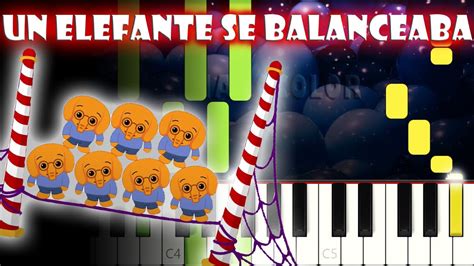 Un Elefante Se Balanceaba Piano Cover Tutorial Karaoke Youtube