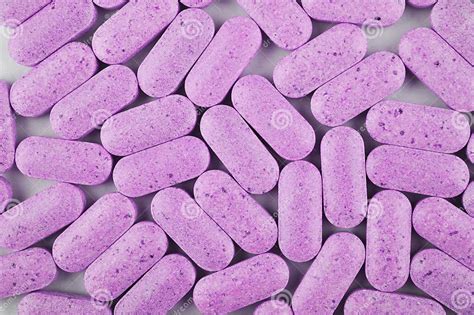 Purple Pills Or Tablets Stock Image Image Of Medical 27145279