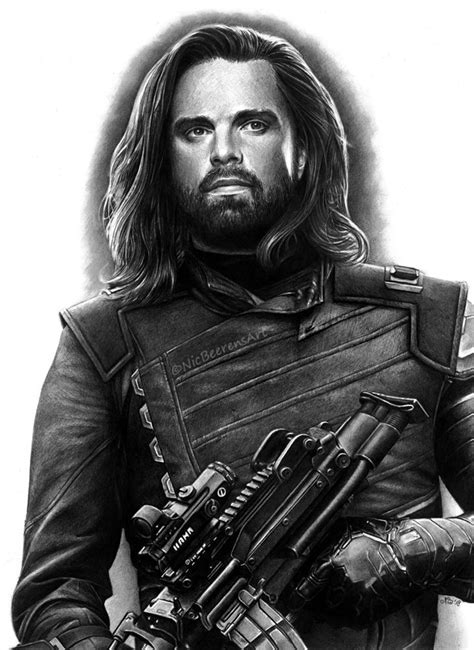 Bucky Barnes Pencil Drawing By Cataclysm X On Deviantart