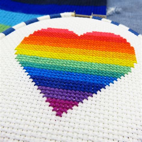 LGBTQ Cross Stitch Pattern Lesbian Cross Stitch Gay Pride Etsy