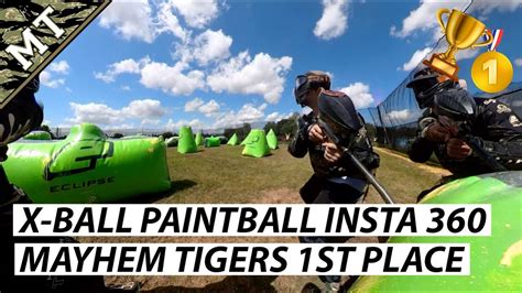 1ST Place Supair X Ball Paintball Tournament Mayhem Tigers Win D2