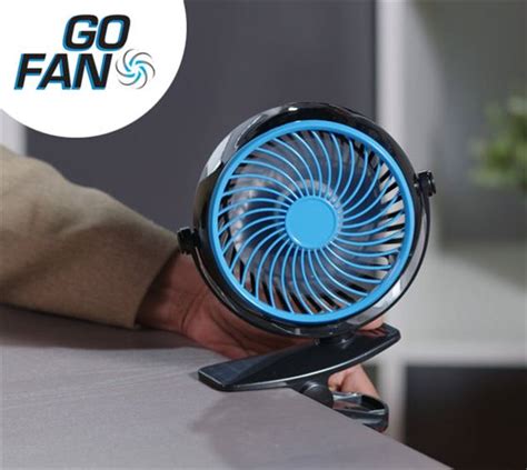 לקנות Go Fan מאורר נייד נטען 360 מעלות Zipzap אונליין