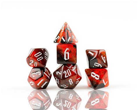 Red Swirl Dice Nebula Sirius Dice