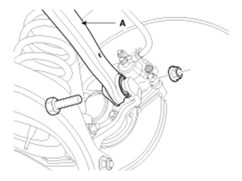 Kia Optima Trailing Arm Repair Procedures Rear Suspension System