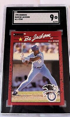 1990 Donruss 650 Bo Jackson All Star Error Card No Dot After INC EBay