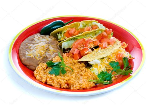 Colorful Mexican food plate Stock Photo by ©miflippo 13406930