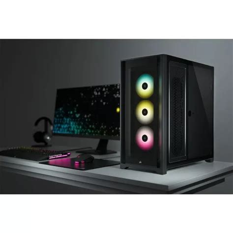 Corsair Obudowa ICUE 5000X RGB TG Mid Tower Czarna Alsen Pl