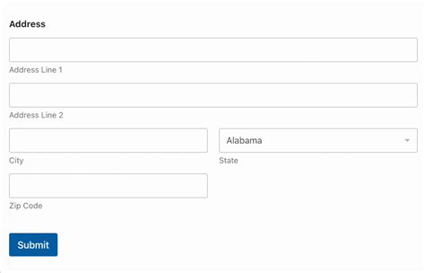 How To Customize The Address Field