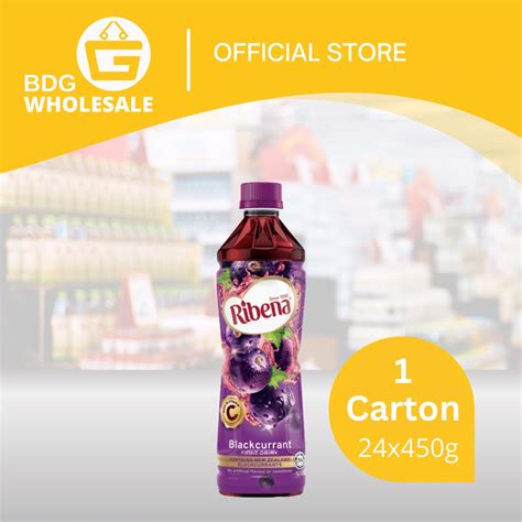 Ribena Blackcurrant Fruit Drink Regular 24 X 450ml Shopee Malaysia