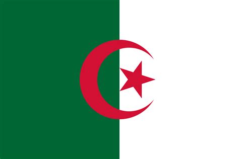 Algeria flag color codes