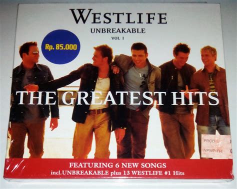 Westlife Unbreakable The Greatest Hits Vol Cd Discogs