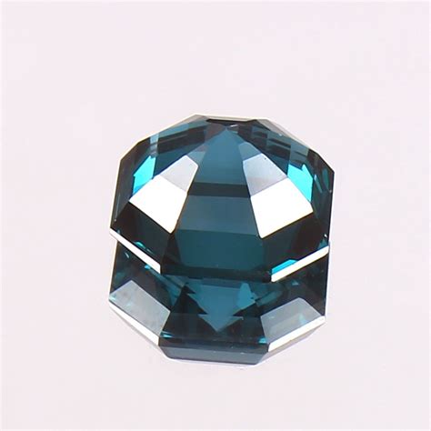 Aaa Grade Natural Indicolite Blue Green Tourmaline Asscher Cut Loose Gemstone Ebay