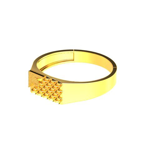 Spe Gold Square Shape Gold Ring Poonamallee