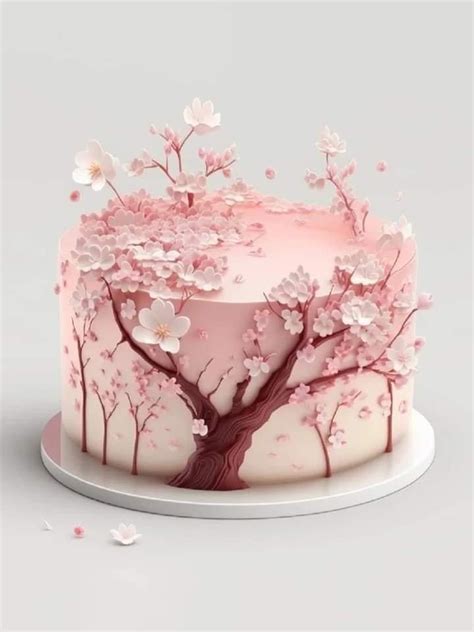 25 Creative Cherry Blossom Wedding Cakes Artofit