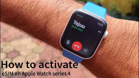 How To Activate Esim On Apple Watch Cellular Apple Watch Series 4