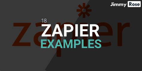 18 Zapier examples and ideas for cool workflows - Jimmy Rose