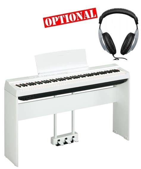 Yamaha P White Pianoforte Digitale Tasti Pesati Colore Bianco