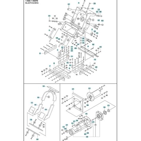 Housing Assembly For Husqvarna Blastrac Ds Concrete Shot Blaster