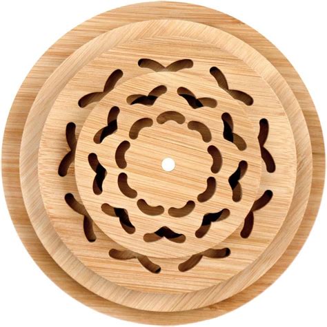 Belle Vous Bamboo Heat Resistant Hot Pads Trivet Set Pack X Cm X Inches Non