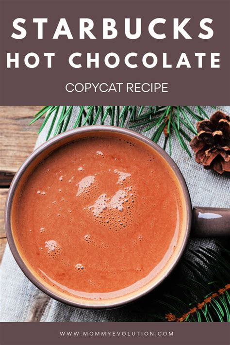 How To Make Starbucks Hot Chocolate In Your Microwave Mommy Evolution