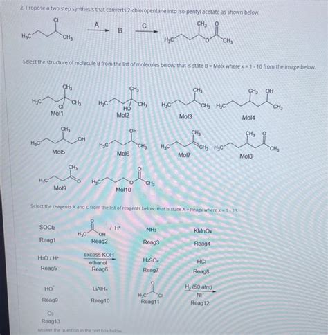 [Solved]: 2. Propose a two step synthesis that converts 2-c