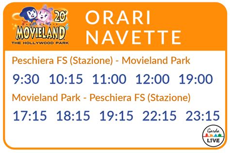 Dove Prendere La Navetta Per Movieland Park GardaLive