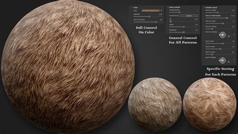 Artstation Dynamic Fur And Feather Material Real And Stylized Sbsar