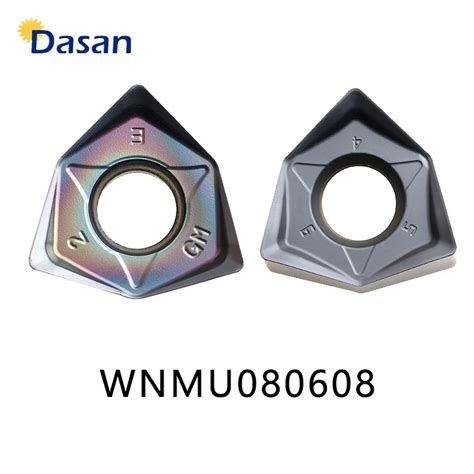 10pcs Wnmu080608 Face Milling Inserts Original Wnmu040304 Wnmu080608en