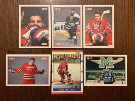 Eric Lindros Rookie Cards Rc Score Factory Set B B B